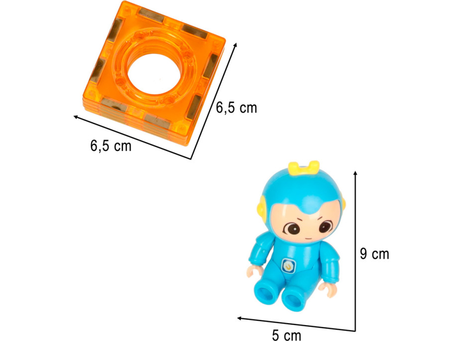 Magnetická kuličková dráha se zvukem 118 prvků