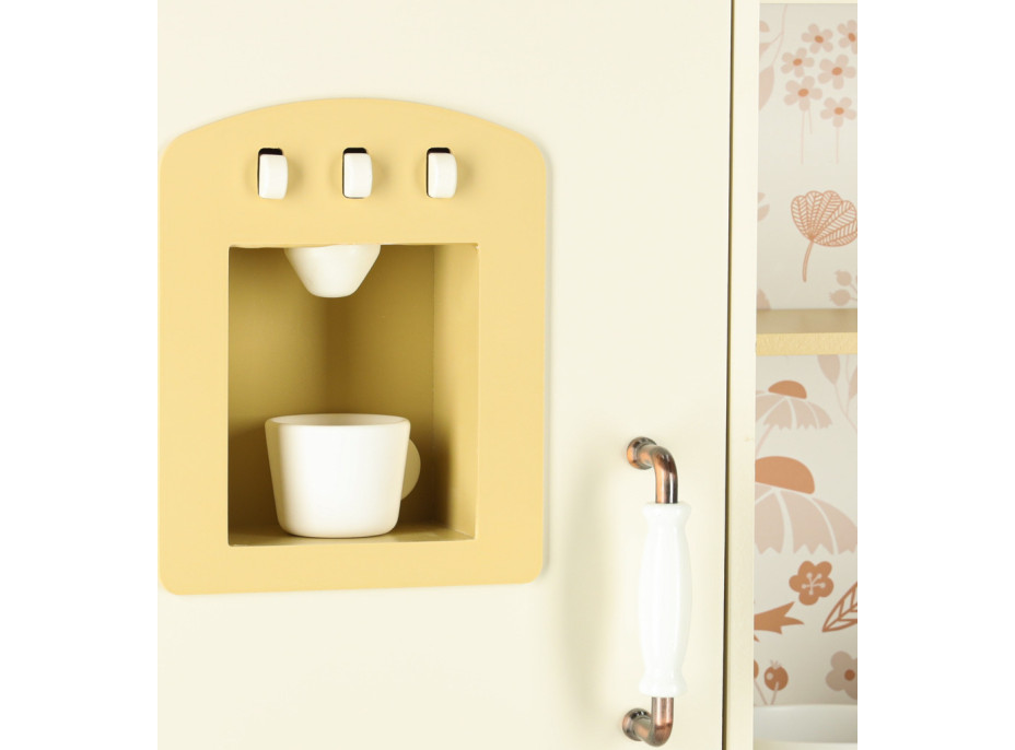 Dětská dřevěná kuchyňská se zvuky a světlem 90 cm