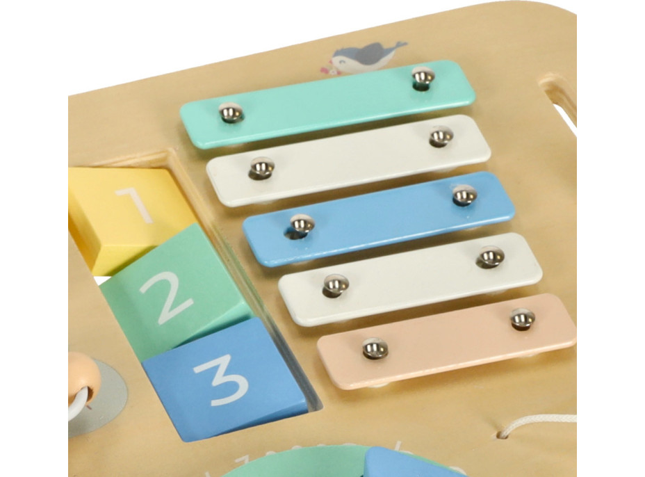 Lulilo Montessori manipulační stolek LUDO - barevný