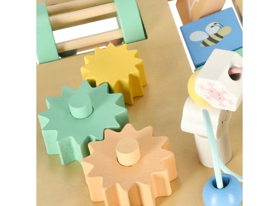Lulilo Montessori manipulační stolek LUDO - barevný