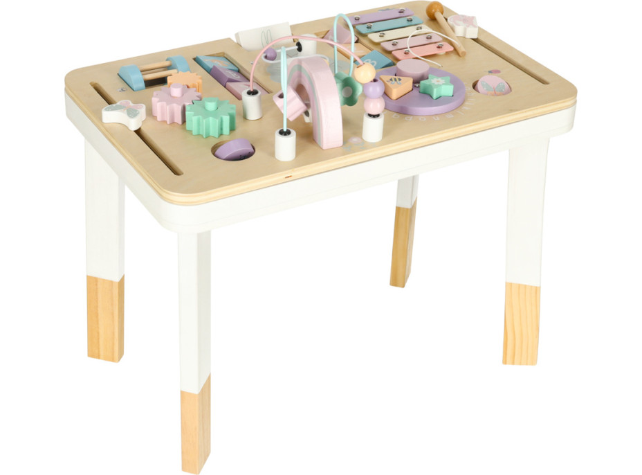 Lulilo Montessori manipulační stolek LUDO - pastelový