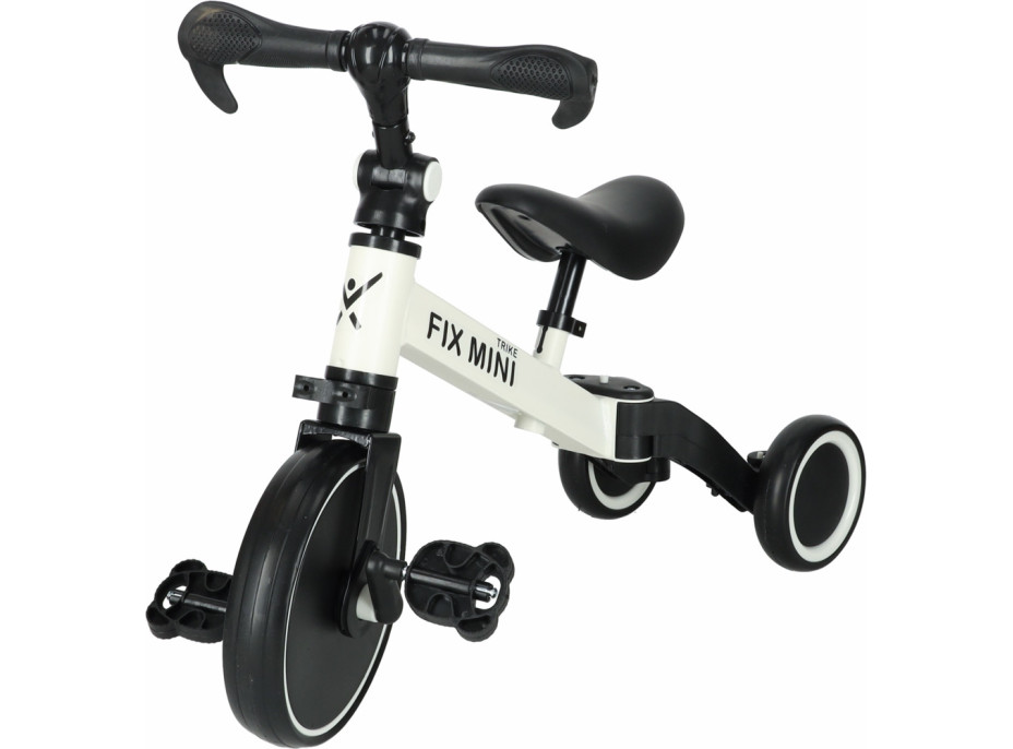 Trike Fix Mini tříkolka 3v1 s pedály - bílá