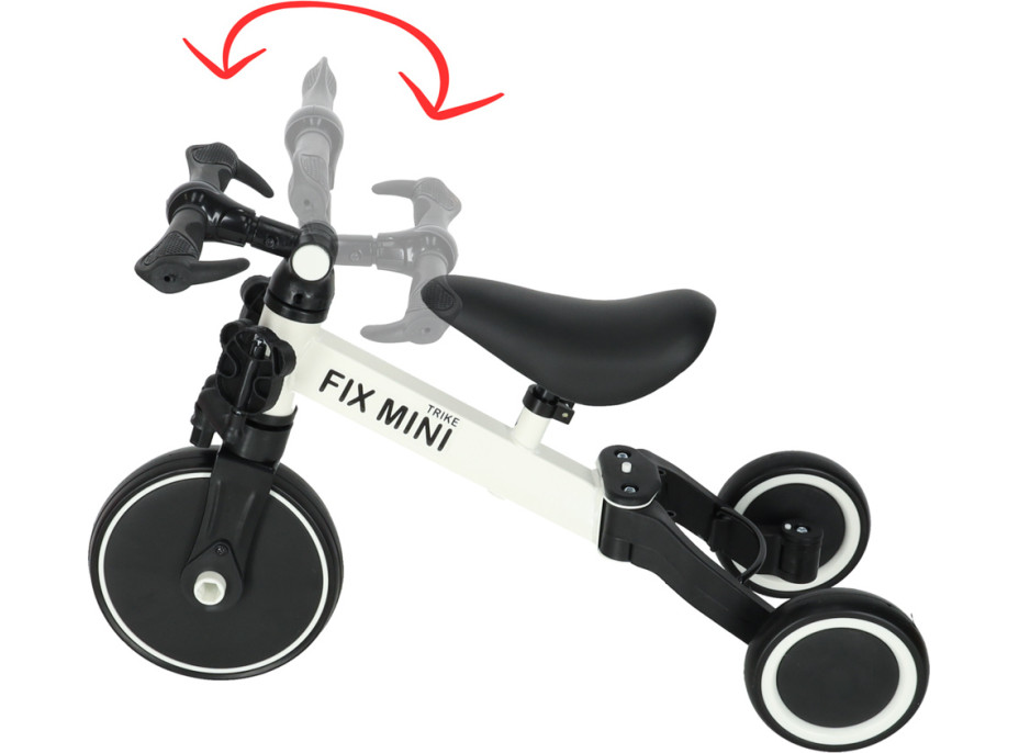 Trike Fix Mini tříkolka 3v1 s pedály - bílá