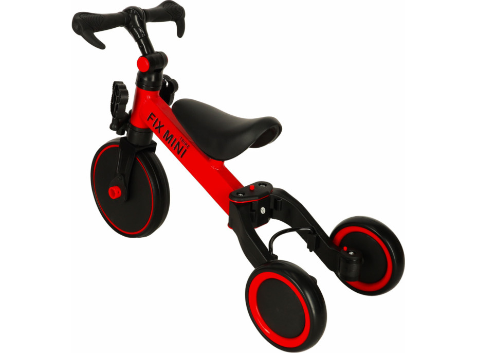Trike Fix Mini tříkolka 3v1 s pedály - červená