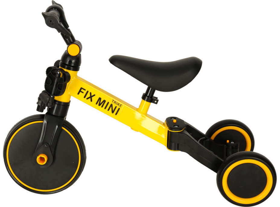 Trike Fix Mini tříkolka 3v1 s pedály - žlutá