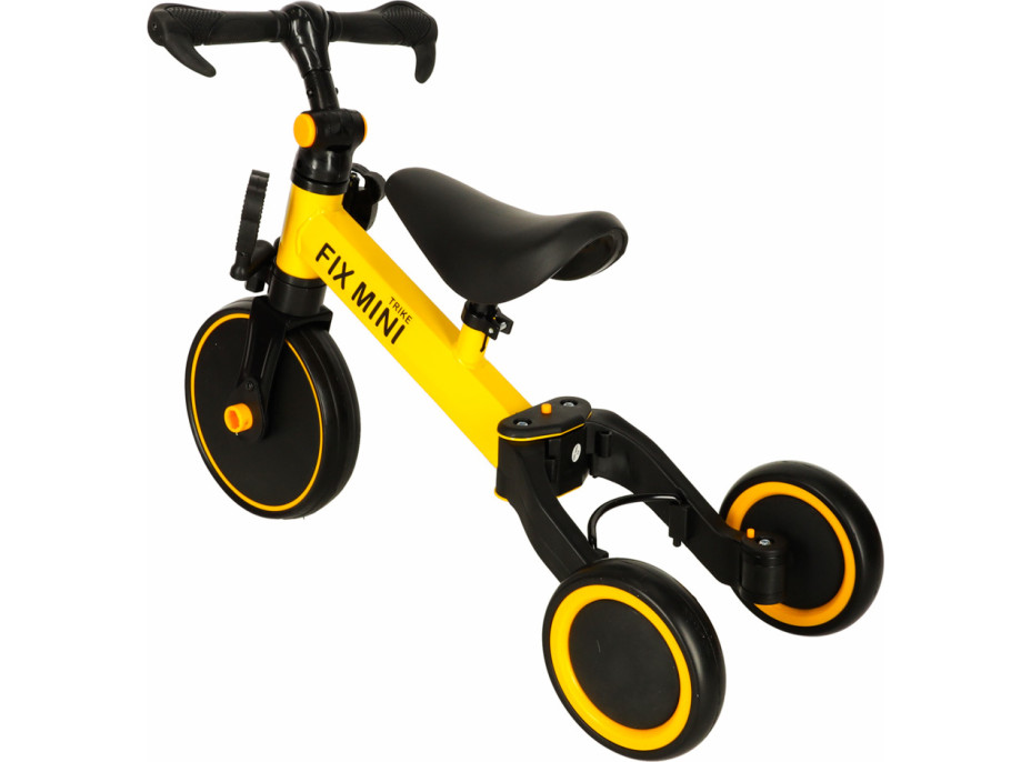 Trike Fix Mini tříkolka 3v1 s pedály - žlutá