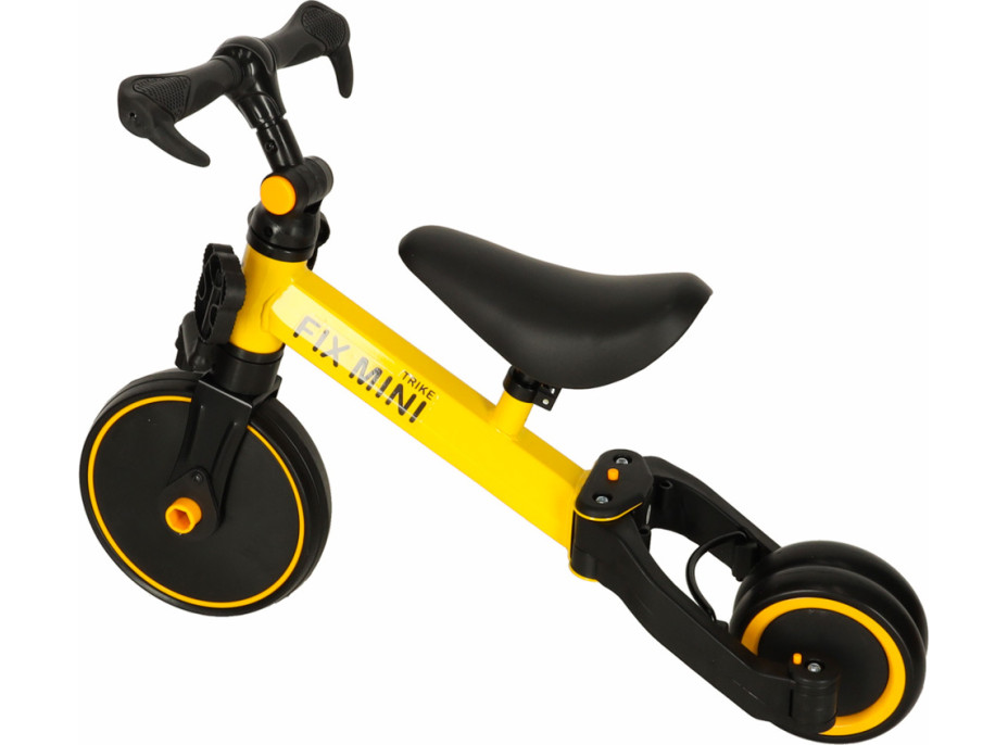 Trike Fix Mini tříkolka 3v1 s pedály - žlutá