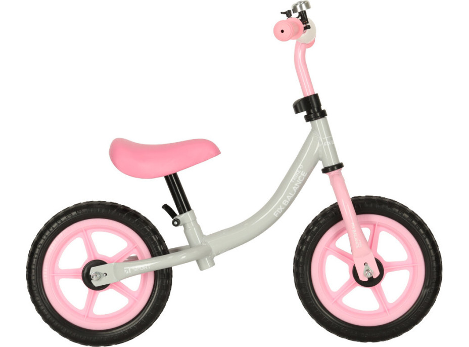 Odrážedlo Trike Fix Balance - bílé/růžové