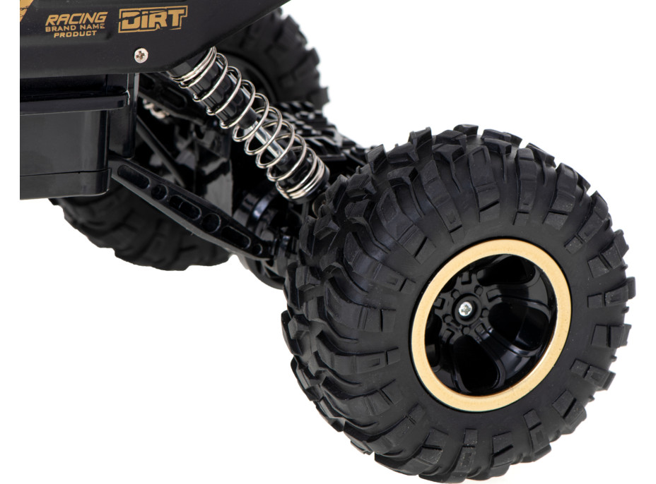 RC auto Rock Crawler 1:12 4WD METAL zlatý