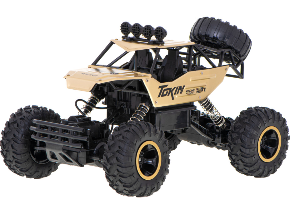 RC auto Rock Crawler 1:12 4WD METAL zlatý