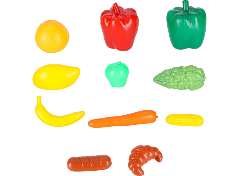 Pokladna v supermarketu s nákupním vozíkem