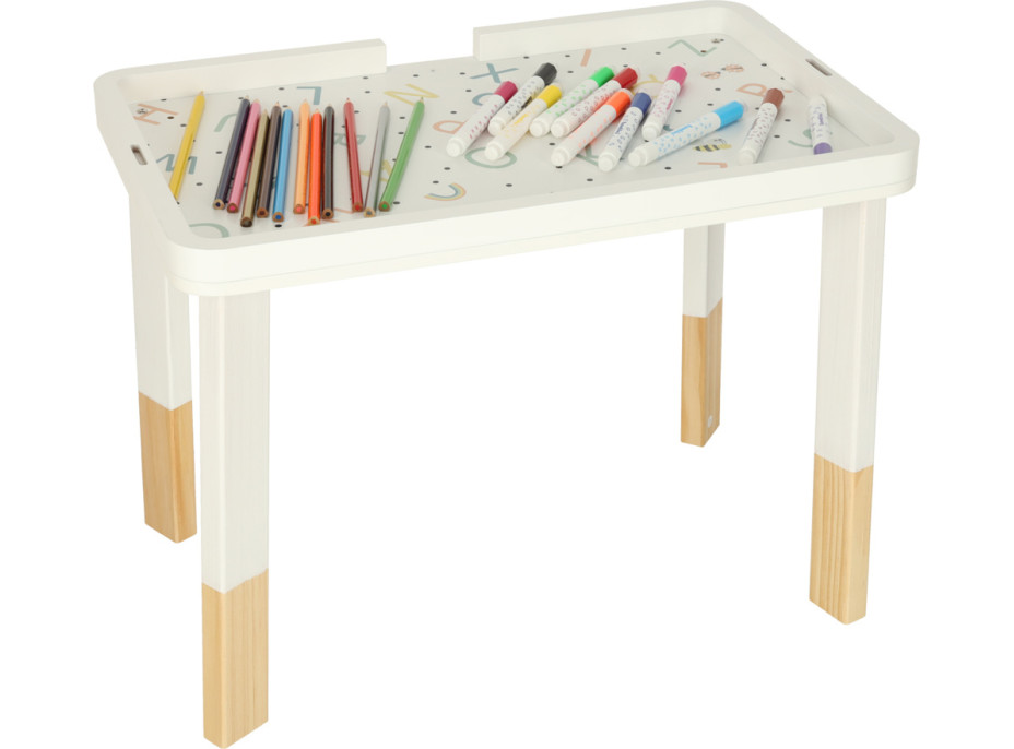 Lulilo Montessori manipulační stolek LUDO - barevný
