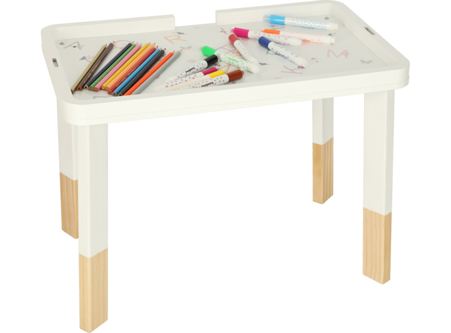 Lulilo Montessori manipulační stolek LUDO - pastelový