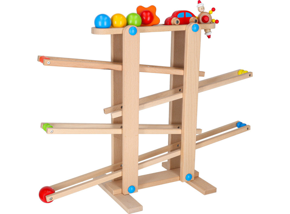 Dřevěná kuličková dráha Montessori XXL