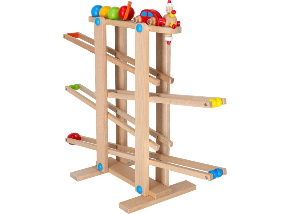 Dřevěná kuličková dráha Montessori XXL