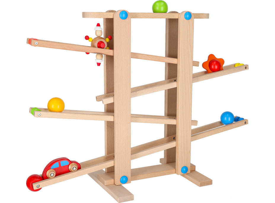 Dřevěná kuličková dráha Montessori XXL