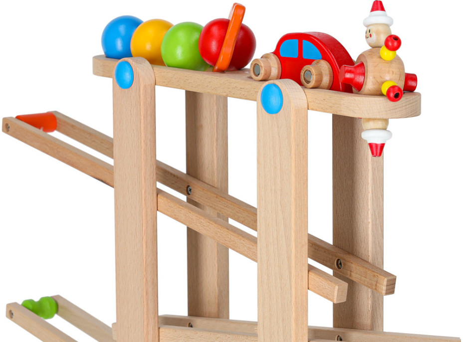 Dřevěná kuličková dráha Montessori XXL