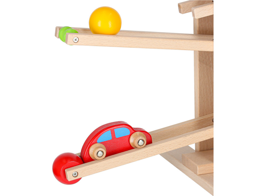 Dřevěná kuličková dráha Montessori XXL