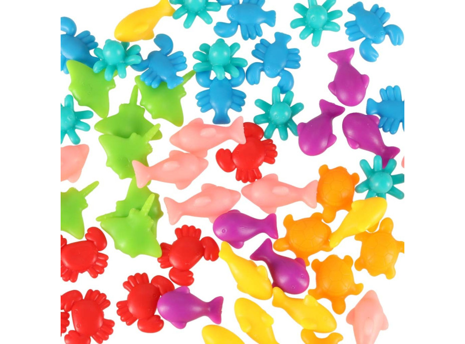 Mořští živočichové - třídící vzdělávací Montessori hra - 36 prvků