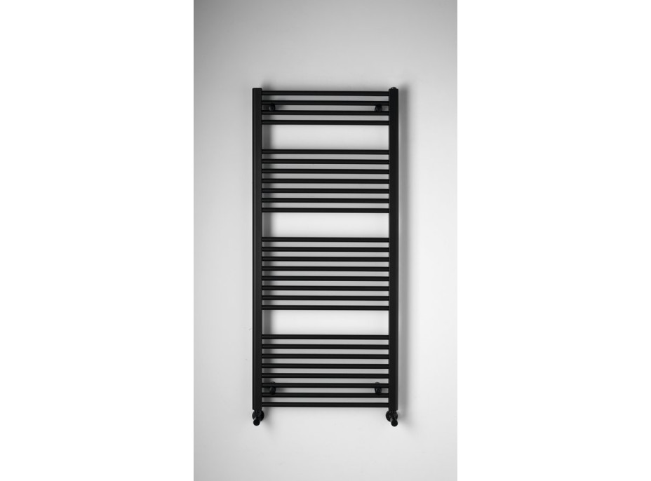 Aqualine DIRECT otopné těleso s bočním připojením 600x1320mm, černá mat ILR36B