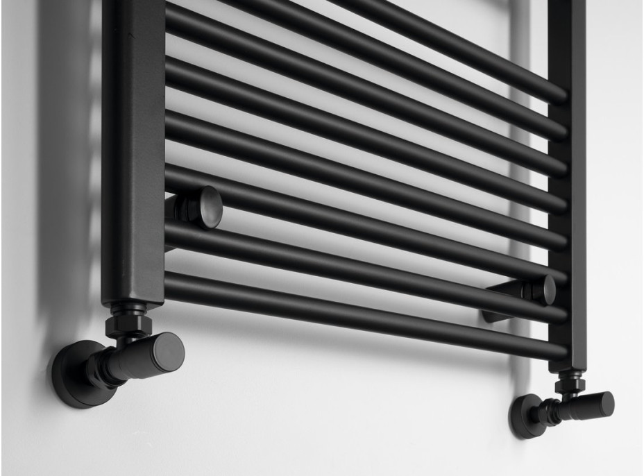 Aqualine DIRECT otopné těleso s bočním připojením 600x1320mm, černá mat ILR36B