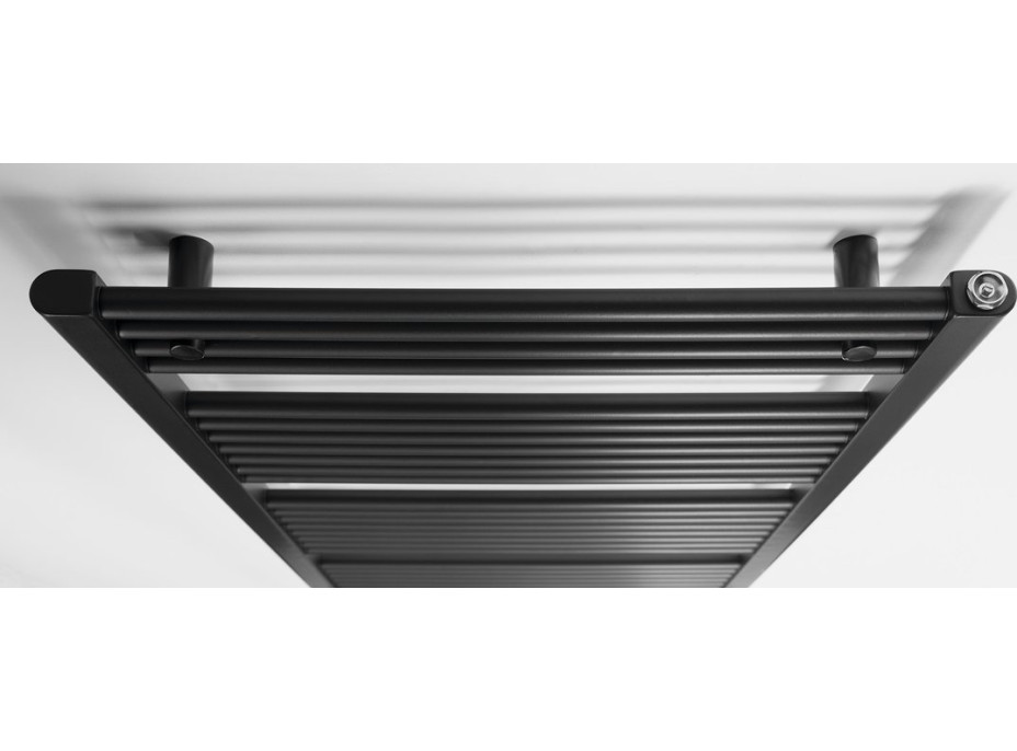 Aqualine DIRECT otopné těleso s bočním připojením 600x1320mm, černá mat ILR36B