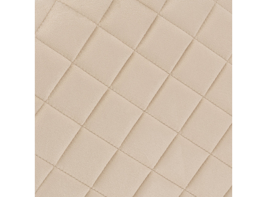 Jídelní židle MAVERIK Velvet - béžová/zlatá