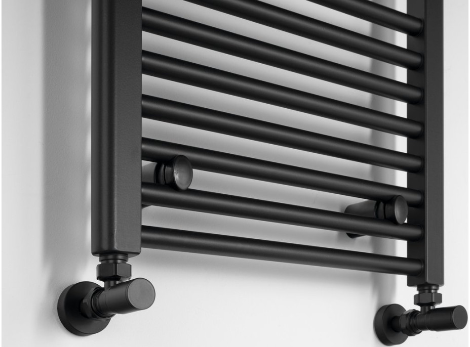 Aqualine DIRECT otopné těleso s bočním připojením 450x1680mm, černá mat ILR64B