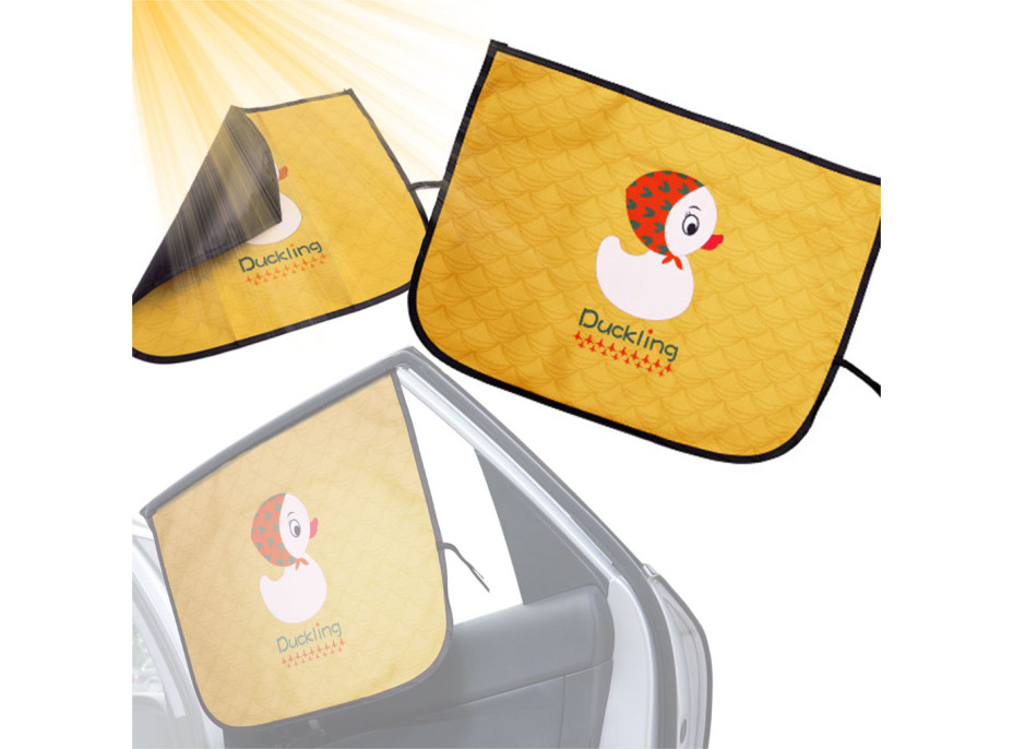 Magnetická sluneční clona do auta - Kačenka Magnetická sluneční clona do auta - Kačenka