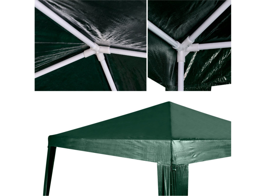 Zahradní altán 2,5x2,5 m - zelený