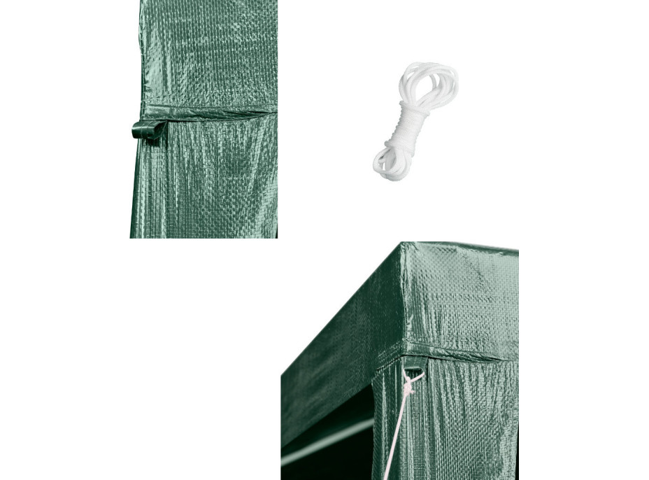 Zahradní altán 2,5x2,5 m - zelený