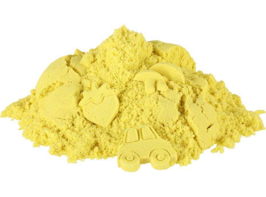 Kinetický písek 1 kg v sáčku - žlutý