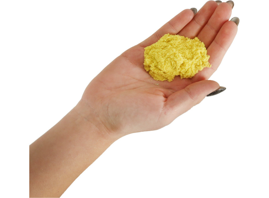 Kinetický písek 1 kg v sáčku - žlutý