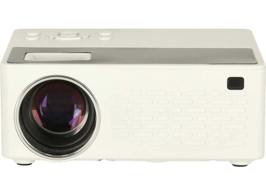 Dětský přenosný projektor LED TFT LCD 16:9 1920x1080 USB 20W - bílý