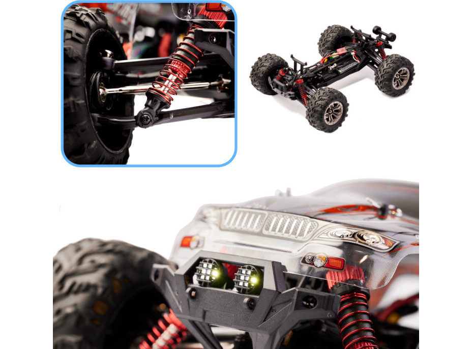 RC auto Q901 1:16 2.4G 4CH 52km/h červené