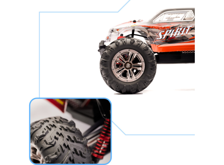 RC auto Q901 1:16 2.4G 4CH 52km/h červené