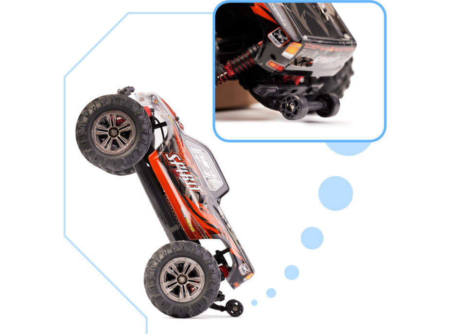 RC auto Q901 1:16 2.4G 4CH 52km/h červené
