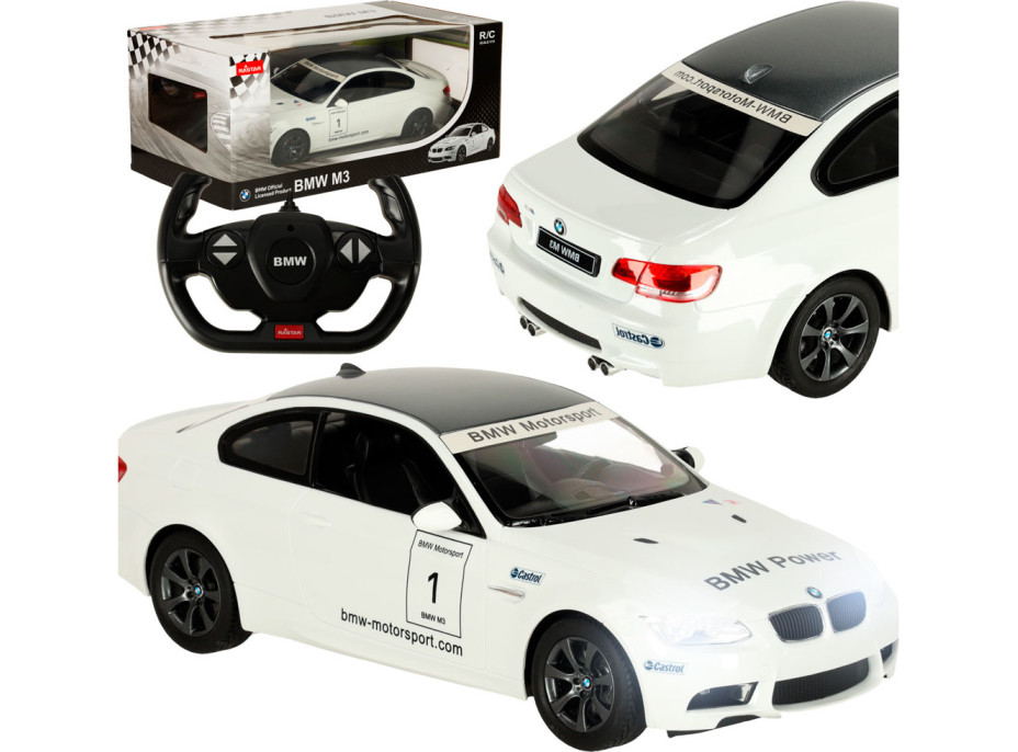 RC auto 1:14 BMW M3 bílé