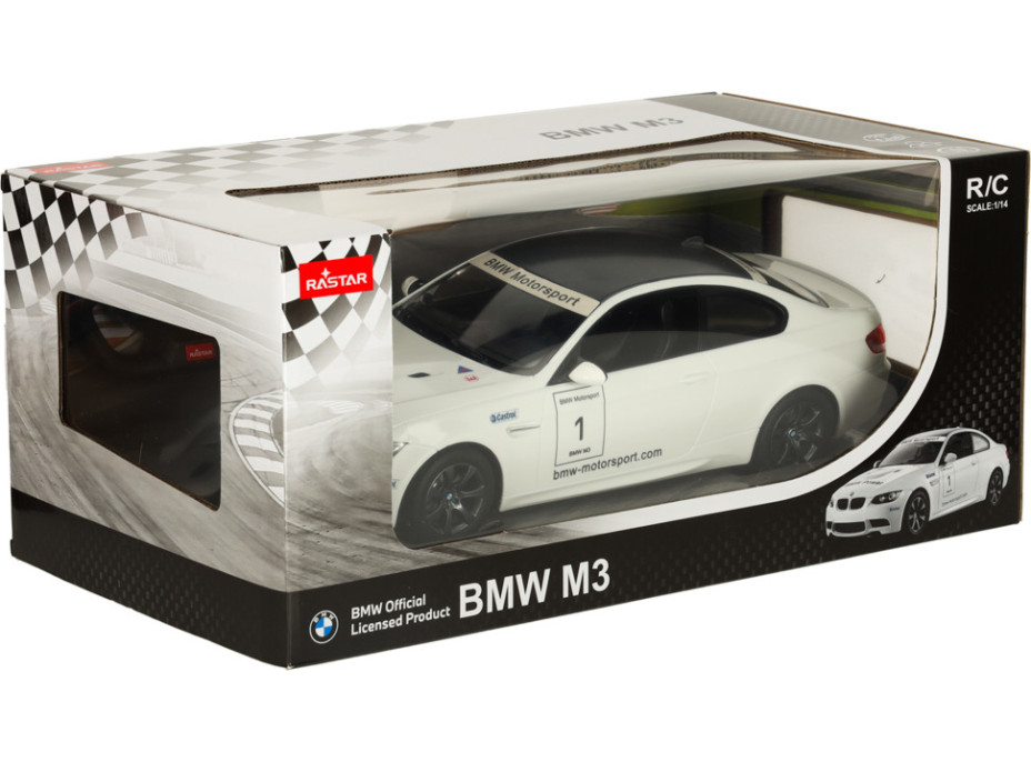 RC auto 1:14 BMW M3 bílé