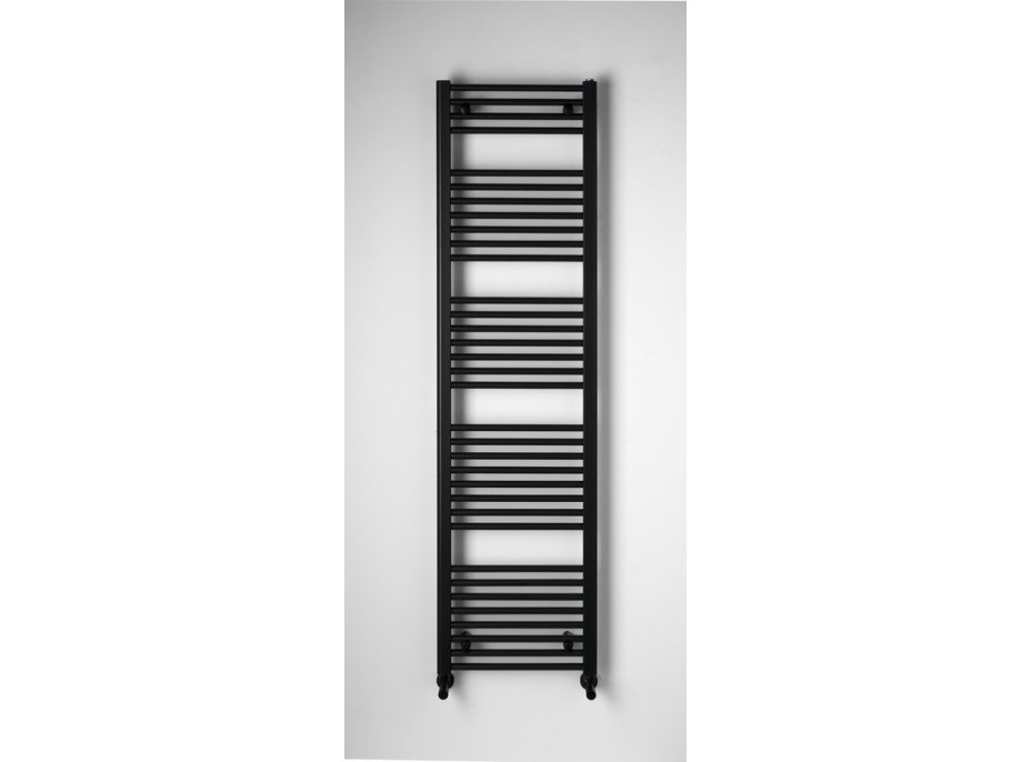 Aqualine DIRECT otopné těleso s bočním připojením 450x1680mm, černá mat ILR64B