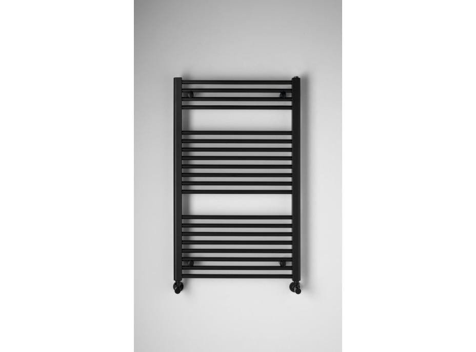 Aqualine DIRECT otopné těleso s bočním připojením 600x960mm, černá mat ILR96B