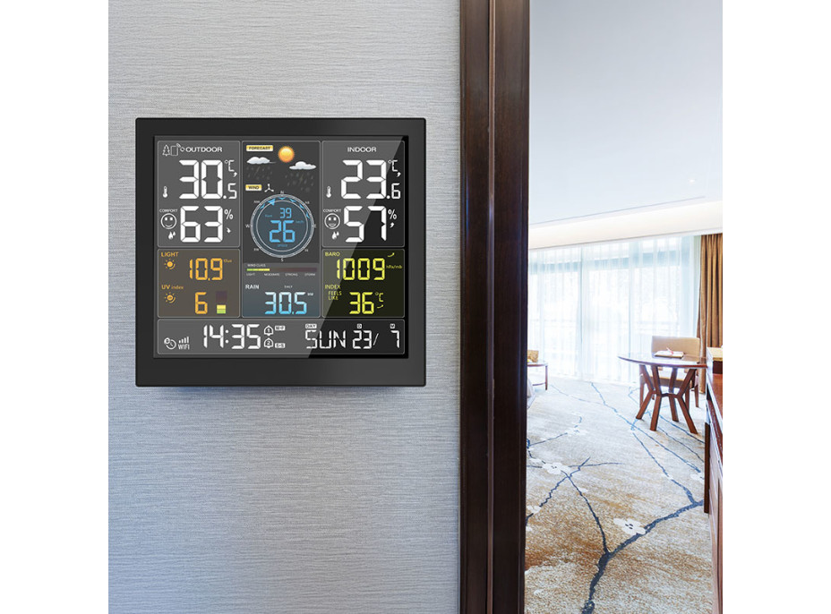 Solight profesionální smart WIFI meteostanice