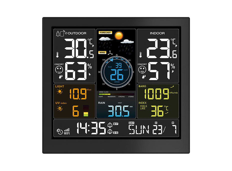 Solight profesionální smart WIFI meteostanice