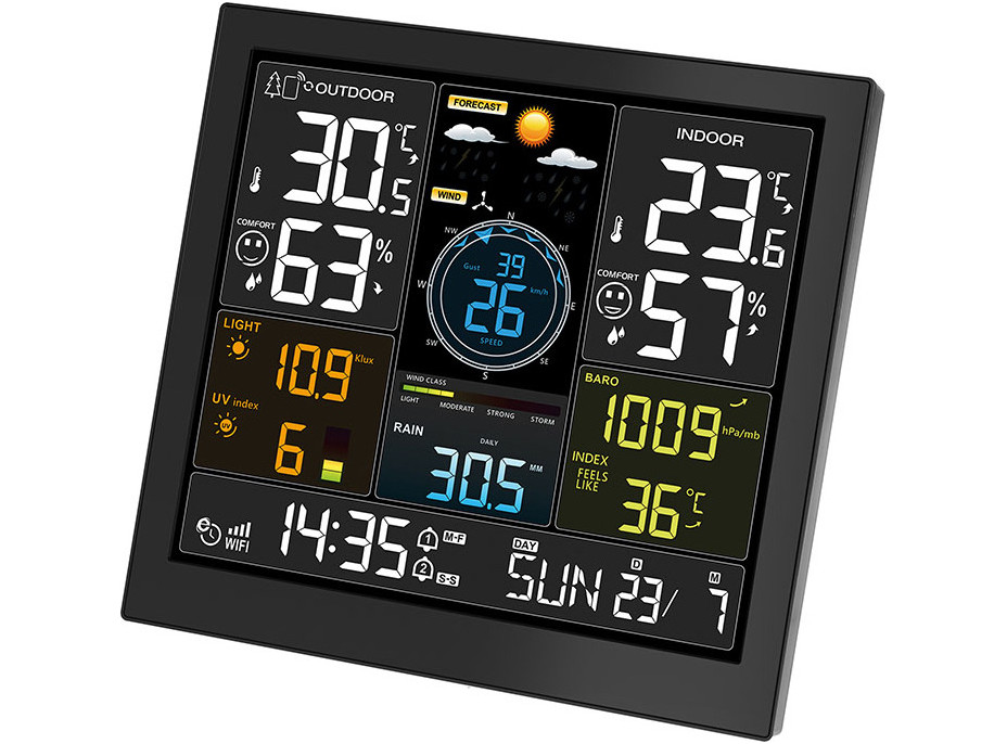 Solight profesionální smart WIFI meteostanice