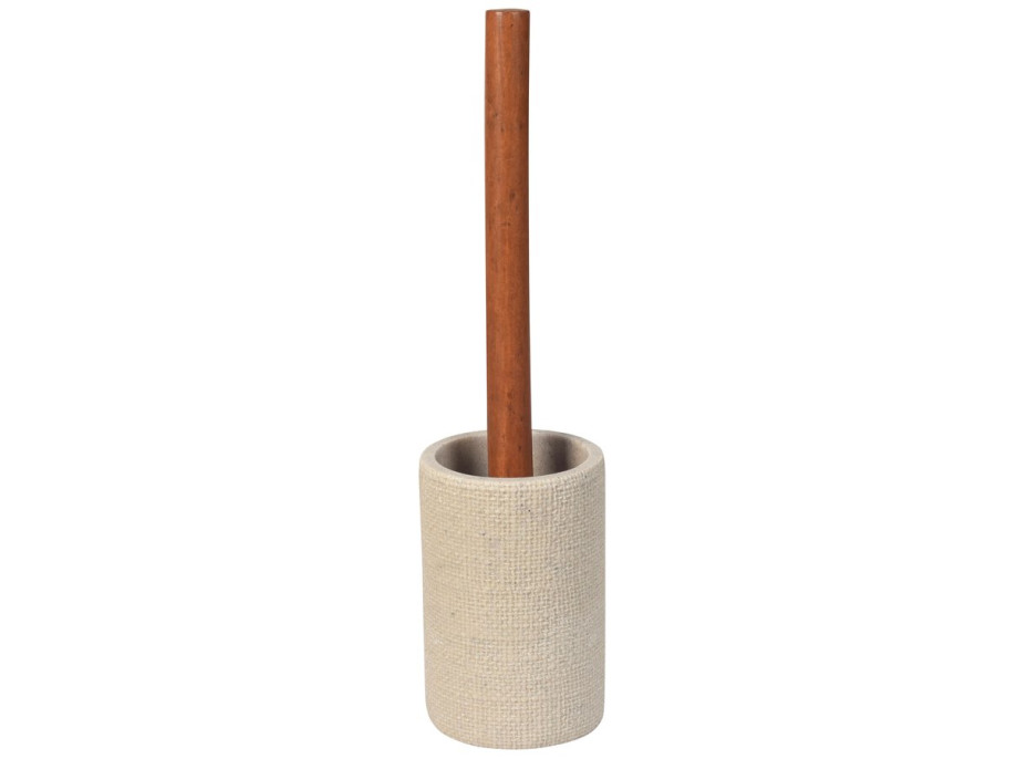 Sapho CRAFT WC štětka na postavení, acacia/béžová 8568