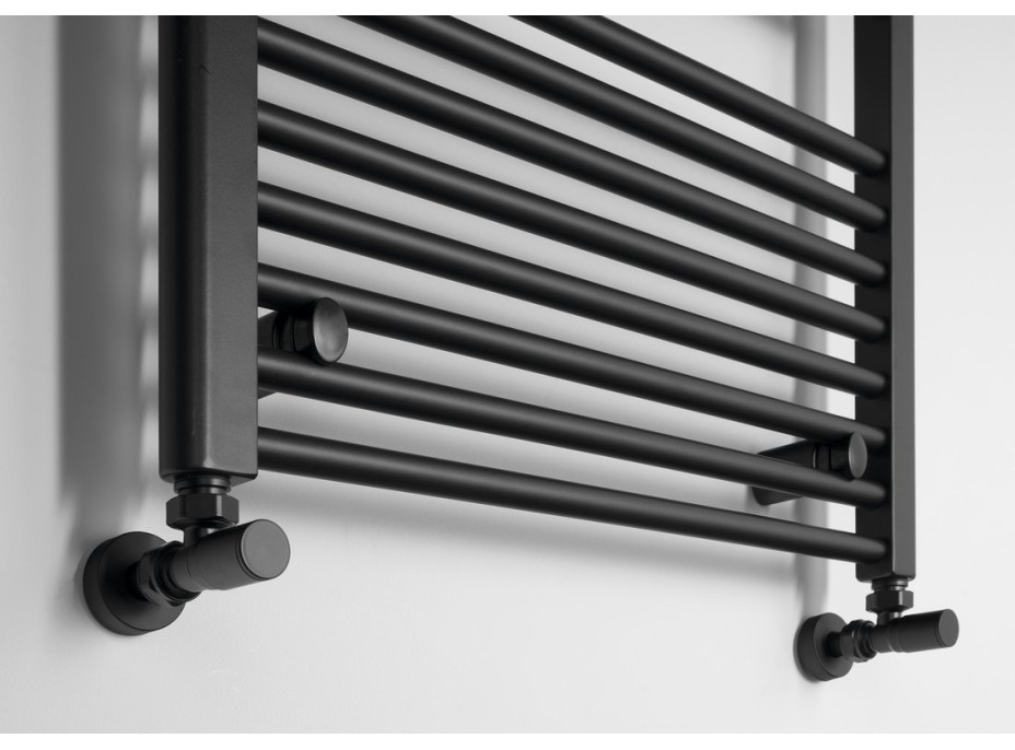 Aqualine DIRECT otopné těleso s bočním připojením 600x1680mm, černá mat ILR66B