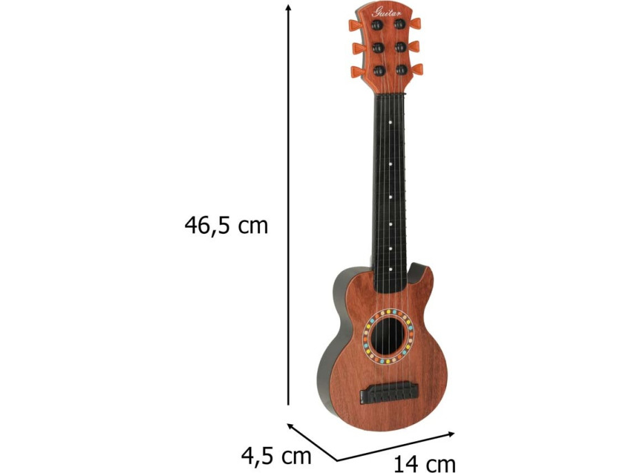 Klasická kytara pro děti 6strunná 46,5 cm