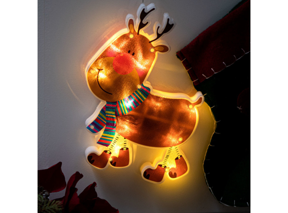 Závěsné LED svítidlo - Vánoční sob