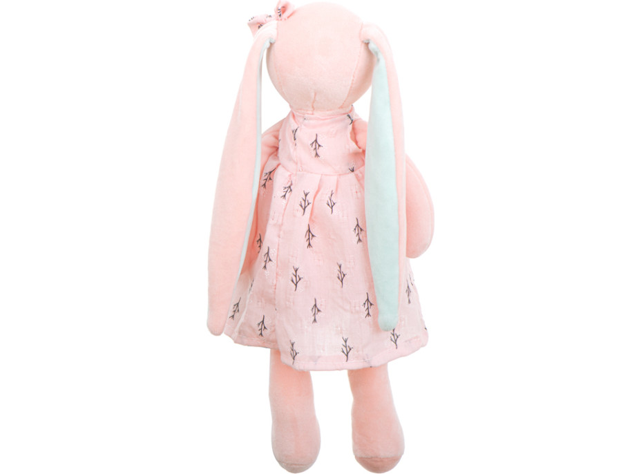 Plyšový králík 35 cm - růžový