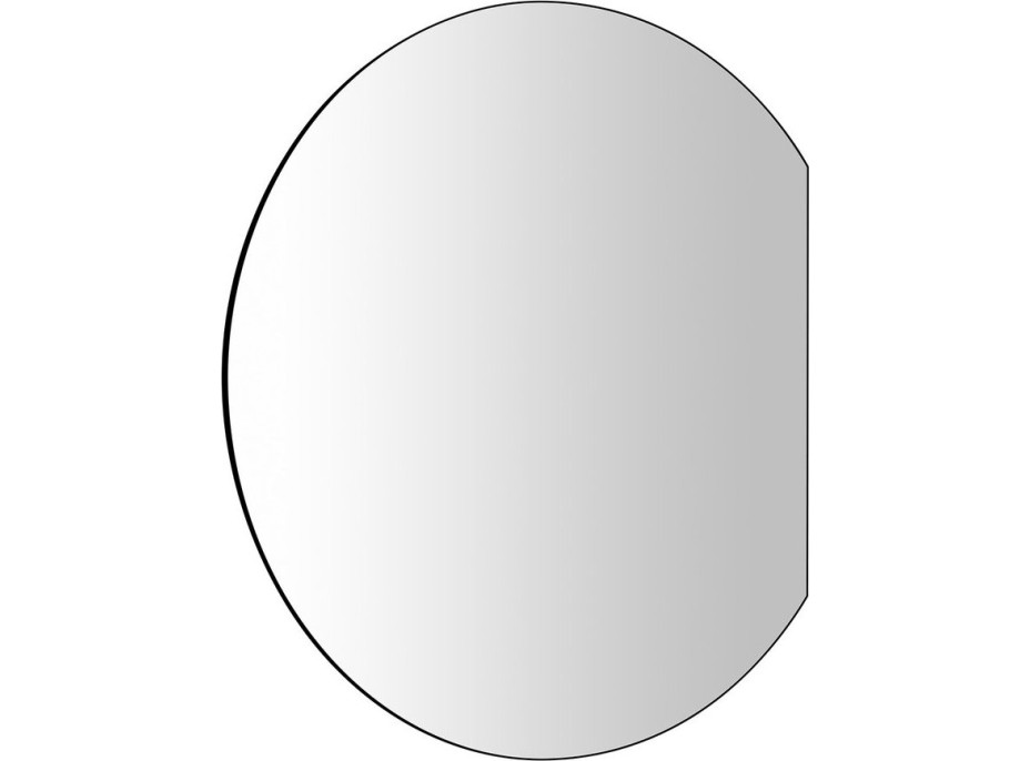 Sapho DARA CUT zrcadlo s LED podsvícením 20W, ø 100x90cm, topná fólie 34900CI